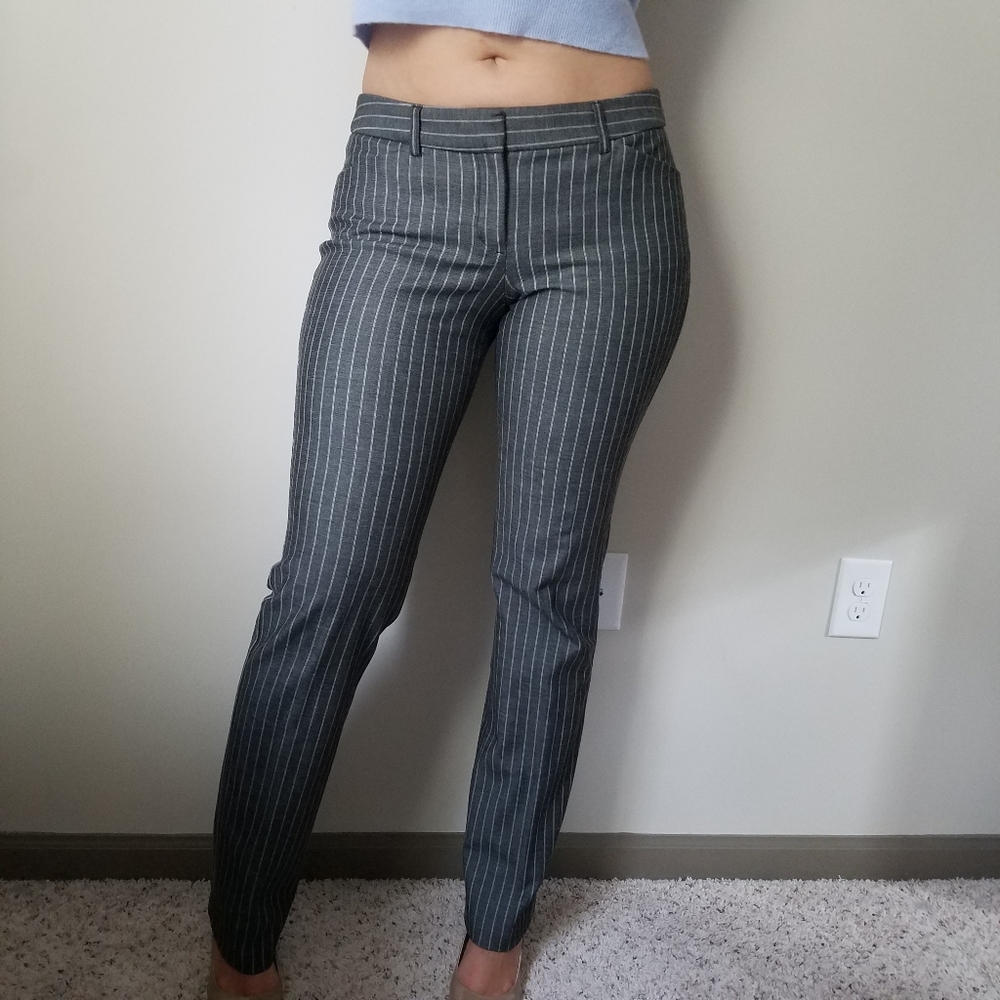 Low Rise Barely Boot Ticking Stripe Pant Long - image 2